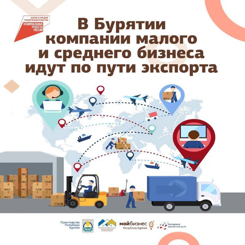 419 предпринимателей Бурятии обратились за государственной поддержкой для продвижения экспортной деятельности в 2024 году